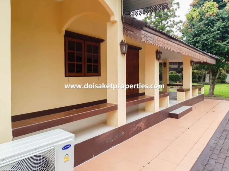 Mae Rim-DSP-(HS323-03) Lovely 3-Bedroom Home with Beautiful Gardens for Sale in Mueang Kaeo