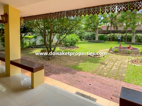 Mae Rim-DSP-(HS323-03) Lovely 3-Bedroom Home with Beautiful Gardens for Sale in Mueang Kaeo