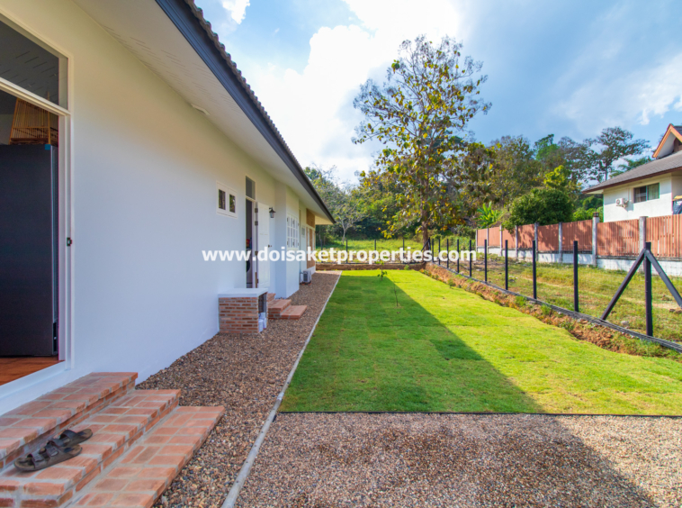 Mae Rim-DSP-(HS364-03) Beautiful Brand New 3-Bedroom English Country Cottage Home for Sale in Huai Sai