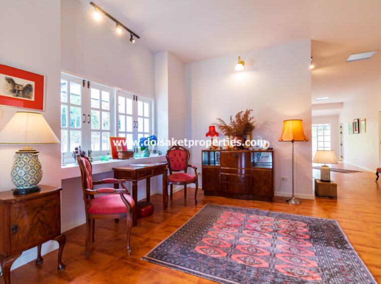 Mae Rim-DSP-(HS364-03) Beautiful Brand New 3-Bedroom English Country Cottage Home for Sale in Huai Sai