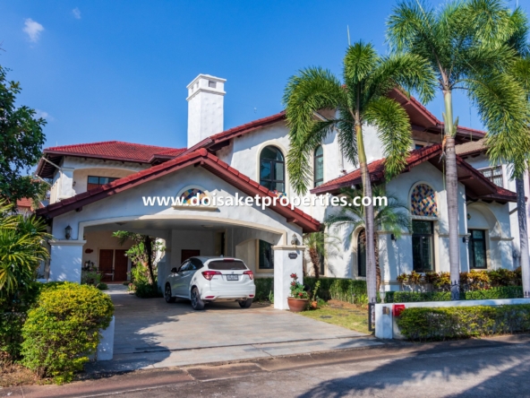 Muang Chiang Mai-DSP-(HS343-04) Luxurious Large Spanish Villa Style Home for Sale in Palm Springs