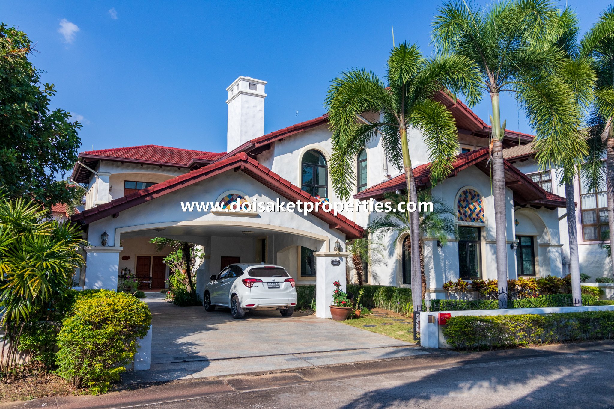 Muang Chiang Mai-DSP-(HS343-04) Luxurious Large Spanish Villa Style Home for Sale in Palm Springs