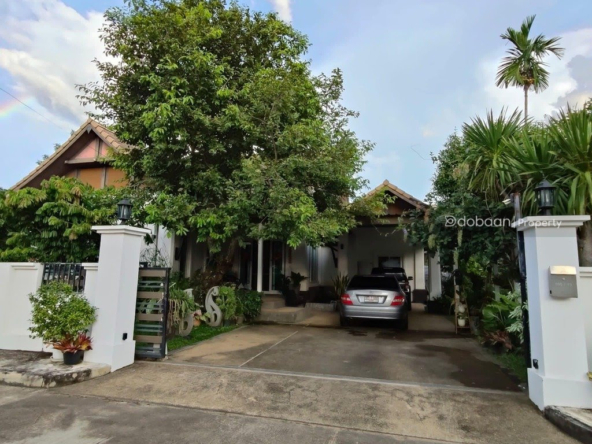 Single-story house with 2 bedrooms and 3 bathrooms in a project near Chiang Mai Airport-DB-RSHSHCMIHD80