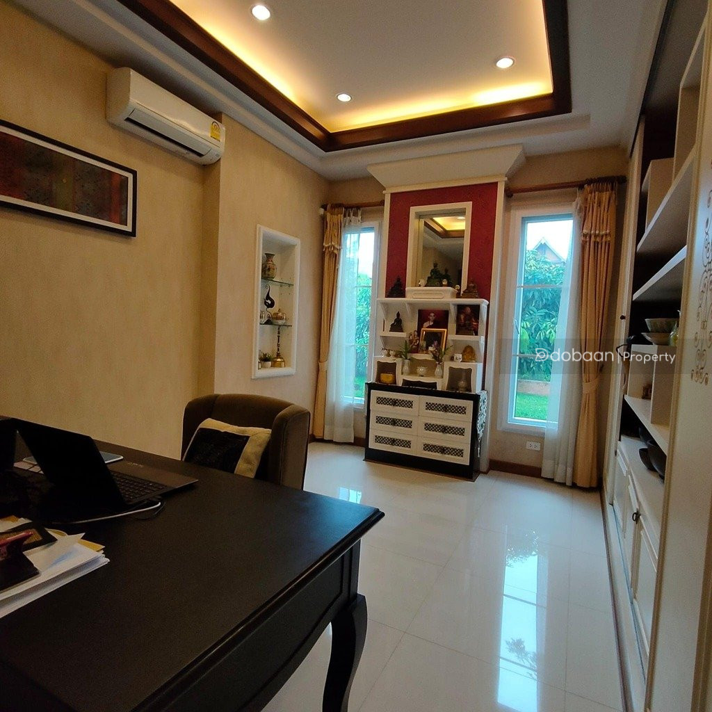 Single-story house with 2 bedrooms and 3 bathrooms in a project near Chiang Mai Airport-DB-RSHSHCMIHD80