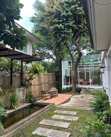 2-story single house with 3 bedrooms and 3 bathrooms in a project located in the Mae Hia area