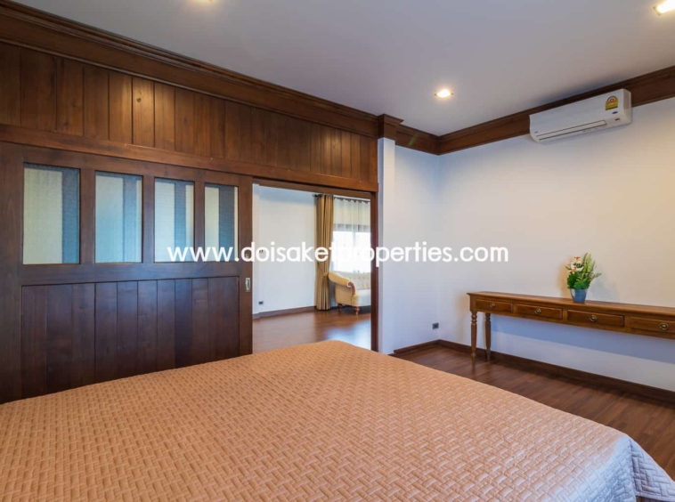 San Sai-DSP-(HS210-04) Gorgeous 2 Storey Home with Swimming Pool for Sale in a Moo Baan in San Na Meng