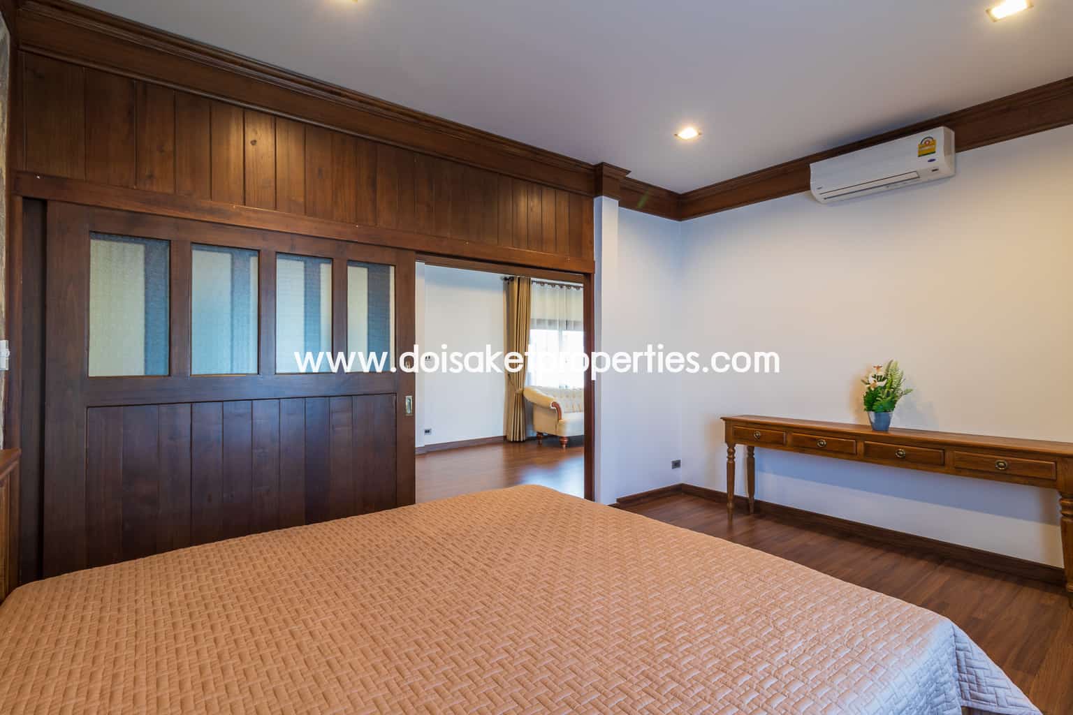 San Sai-DSP-(HS210-04) Gorgeous 2 Storey Home with Swimming Pool for Sale in a Moo Baan in San Na Meng