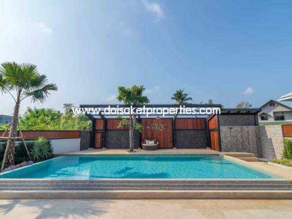 San Sai-DSP-(HS210-04) Gorgeous 2 Storey Home with Swimming Pool for Sale in a Moo Baan in San Na Meng