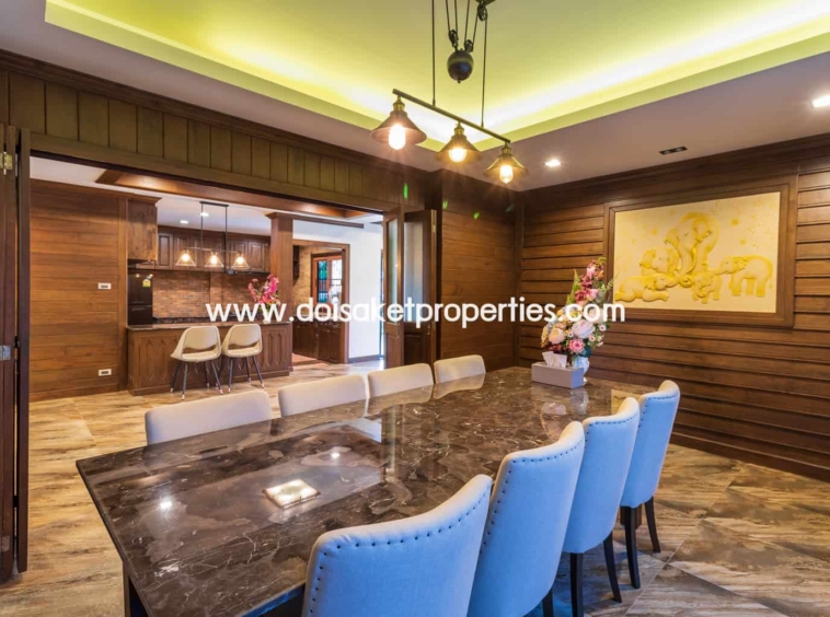 San Sai-DSP-(HS210-04) Gorgeous 2 Storey Home with Swimming Pool for Sale in a Moo Baan in San Na Meng