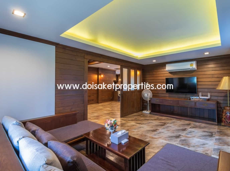 San Sai-DSP-(HS210-04) Gorgeous 2 Storey Home with Swimming Pool for Sale in a Moo Baan in San Na Meng