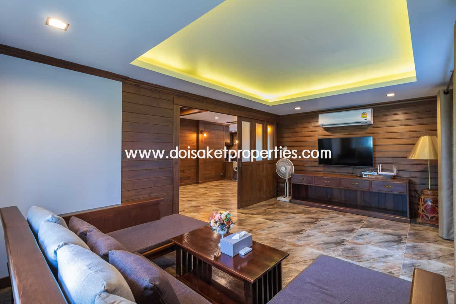 San Sai-DSP-(HS210-04) Gorgeous 2 Storey Home with Swimming Pool for Sale in a Moo Baan in San Na Meng