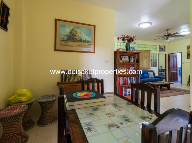 San Sai-DSP-(HS302-03) 3-Bedroom House on a Beautiful Plot of Land for Sale in San Pa Pao