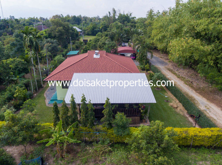 San Sai-DSP-(HS302-03) 3-Bedroom House on a Beautiful Plot of Land for Sale in San Pa Pao