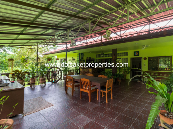 San Sai-DSP-(HS302-03) 3-Bedroom House on a Beautiful Plot of Land for Sale in San Pa Pao