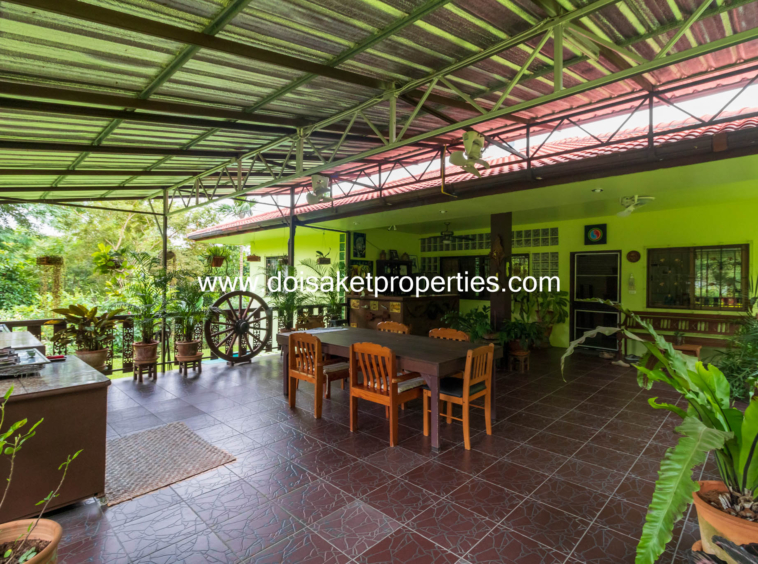 San Sai-DSP-(HS302-03) 3-Bedroom House on a Beautiful Plot of Land for Sale in San Pa Pao