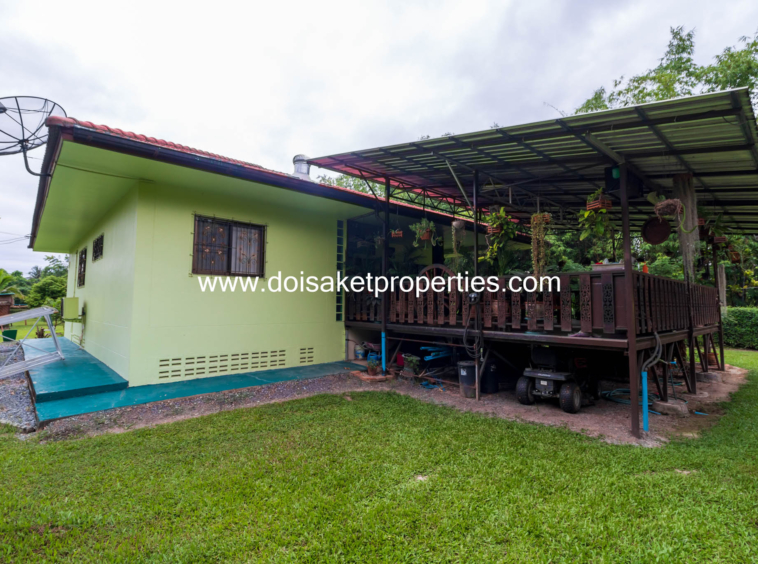 San Sai-DSP-(HS302-03) 3-Bedroom House on a Beautiful Plot of Land for Sale in San Pa Pao