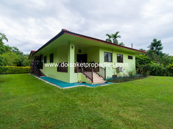 San Sai-DSP-(HS302-03) 3-Bedroom House on a Beautiful Plot of Land for Sale in San Pa Pao