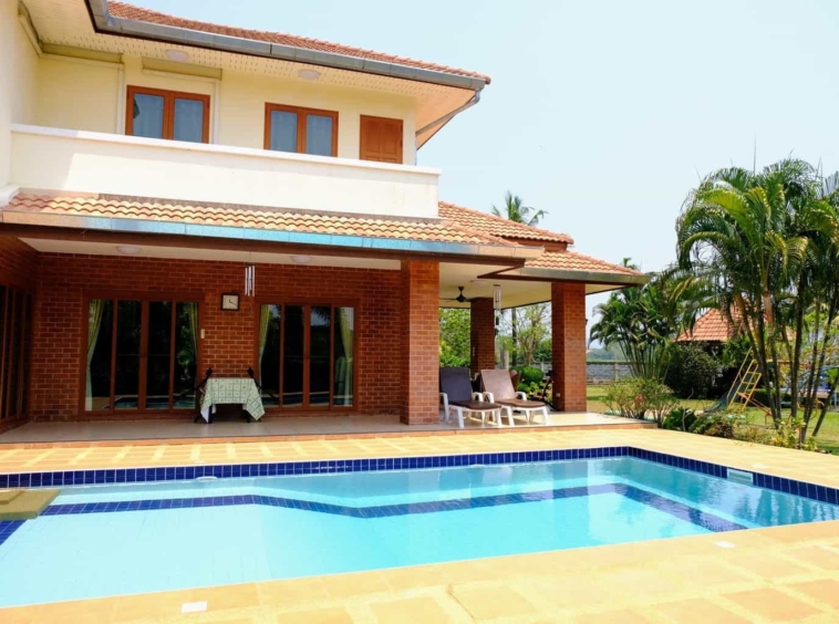 San Sai-DSP-(HS261-04) Large Luxury Family Home with Pool on 3+ Rai in San Sai