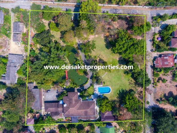 Doi Saket-DSP-(HS326-05) Incredible Luxury Estate Property on 5+ Rai for Sale in Doi Saket