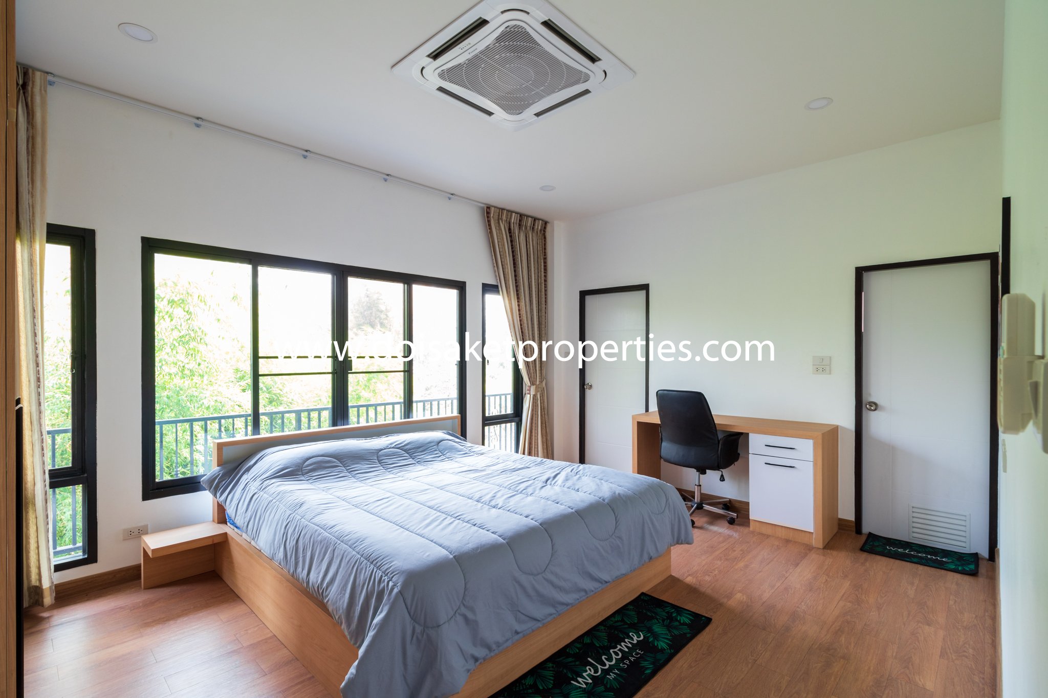 San Sai-DSP-(HS312-05) Incredible 5+ Bedroom Home with Swimming Pool for Sale near Maejo University in San Sai