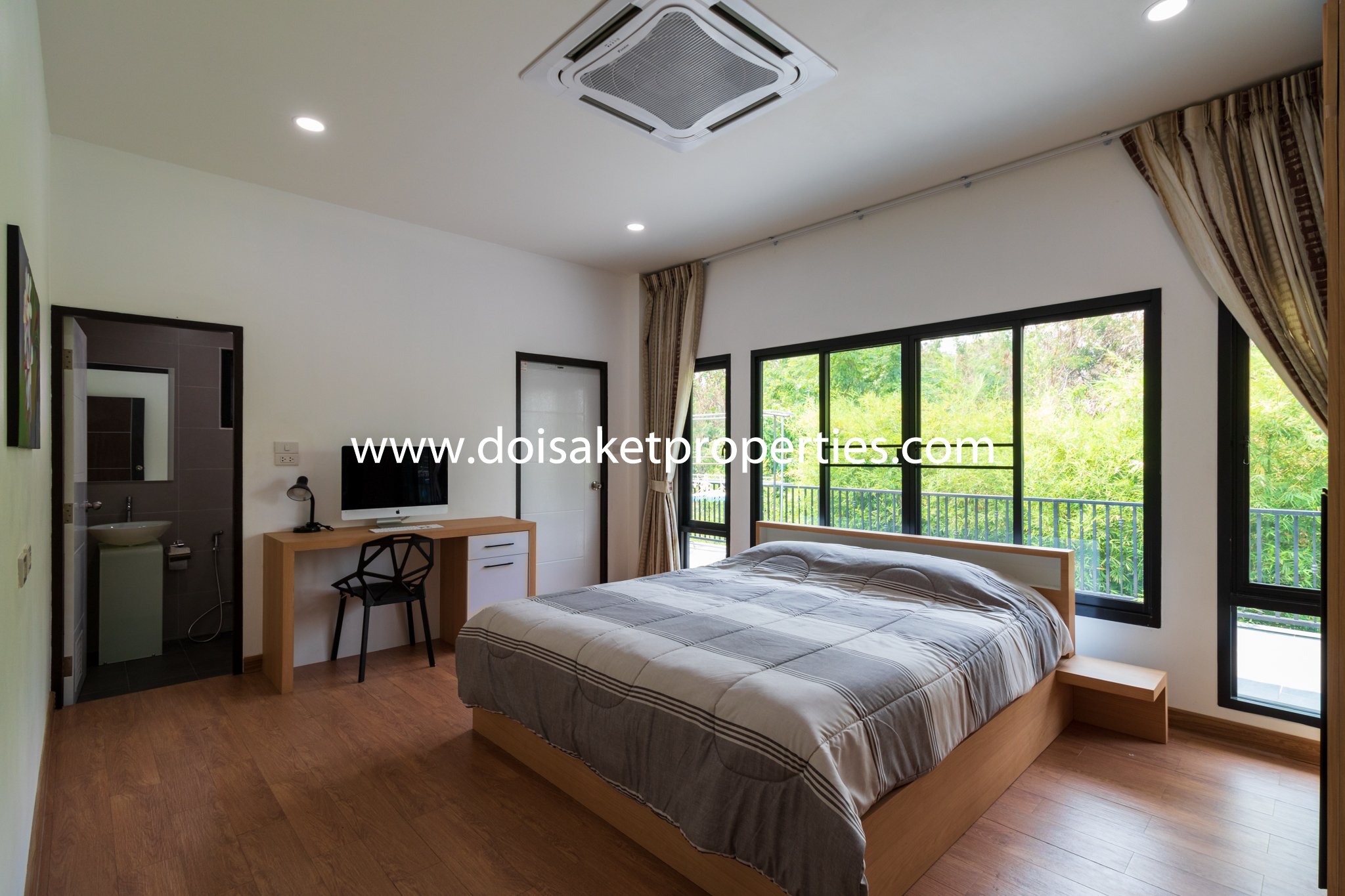 San Sai-DSP-(HS312-05) Incredible 5+ Bedroom Home with Swimming Pool for Sale near Maejo University in San Sai