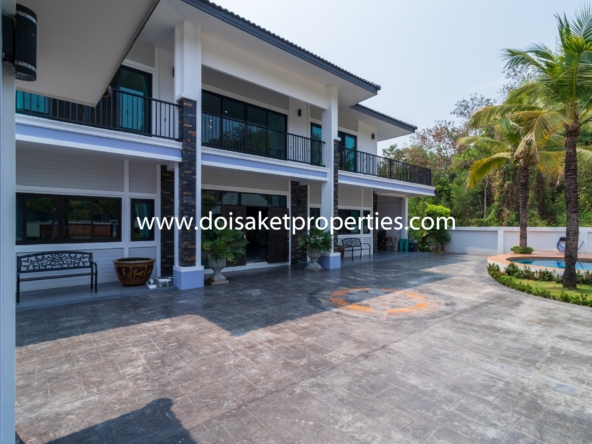 San Sai-DSP-(HS312-05) Incredible 5+ Bedroom Home with Swimming Pool for Sale near Maejo University in San Sai