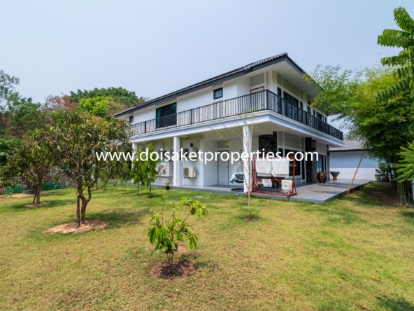 San Sai-DSP-(HS312-05) Incredible 5+ Bedroom Home with Swimming Pool for Sale near Maejo University in San Sai