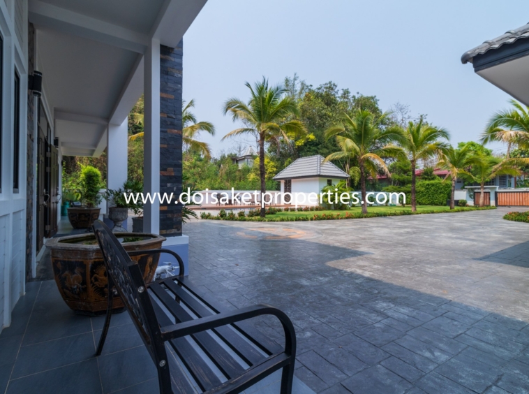 San Sai-DSP-(HS312-05) Incredible 5+ Bedroom Home with Swimming Pool for Sale near Maejo University in San Sai