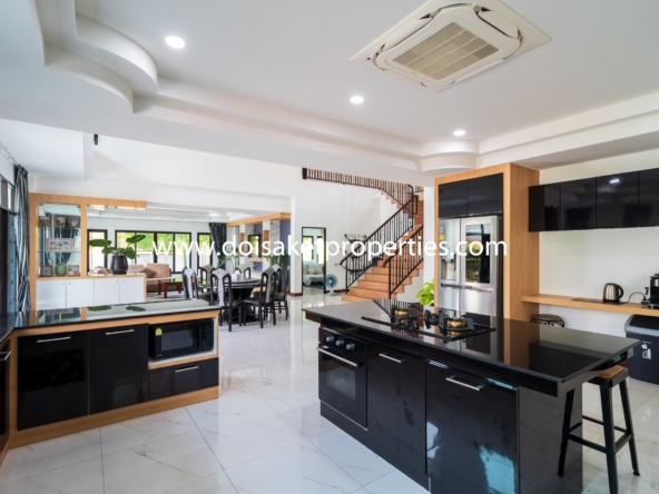 San Sai-DSP-(HS312-05) Incredible 5+ Bedroom Home with Swimming Pool for Sale near Maejo University in San Sai