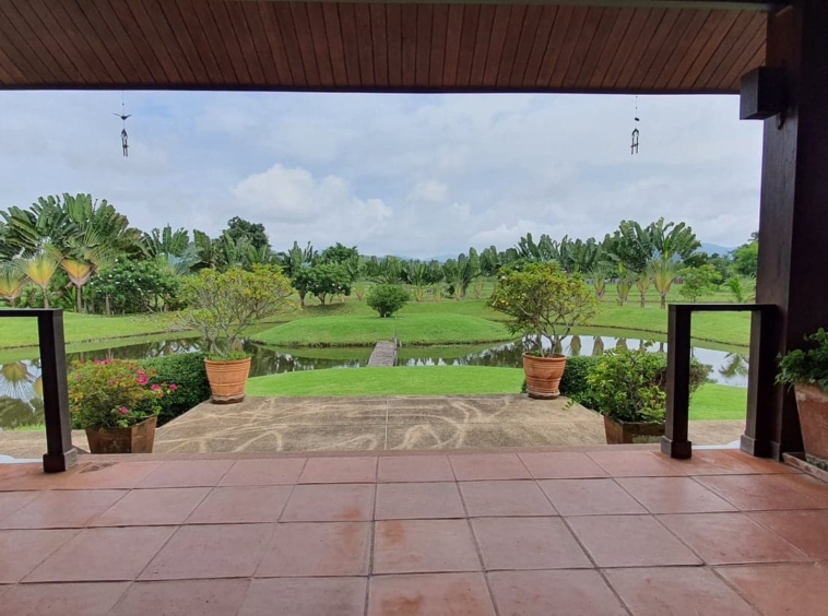 Lanna Style 5 bedroom home with pool for sale in Doi Saket-SHG-HS456