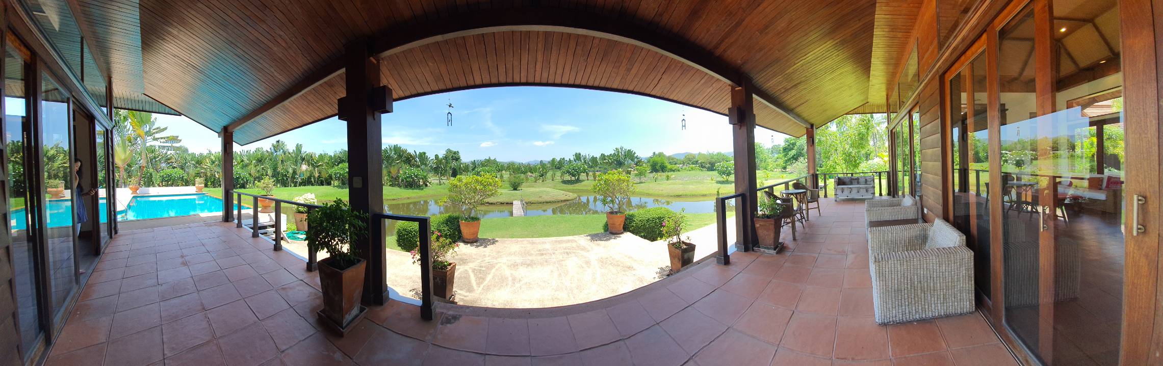 Lanna Style 5 bedroom home with pool for sale in Doi Saket-SHG-HS456