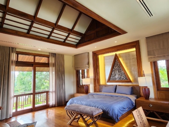 Magnificent 5 Bedroom Lanna Pool Villa for sale in Luang Nua Doi Saket-SHG-HS502