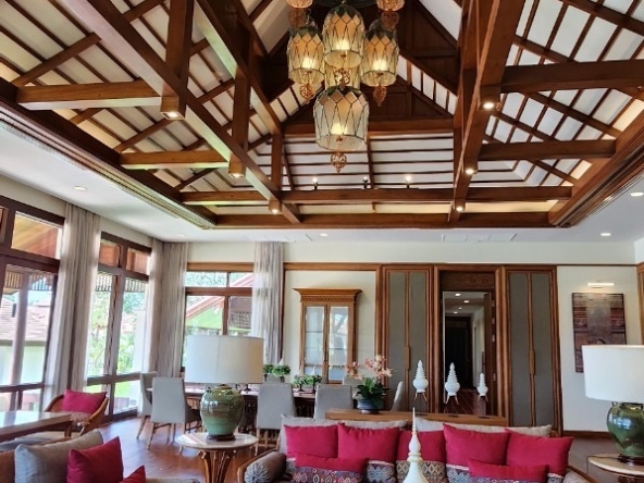 Magnificent 5 Bedroom Lanna Pool Villa for sale in Luang Nua Doi Saket-SHG-HS502