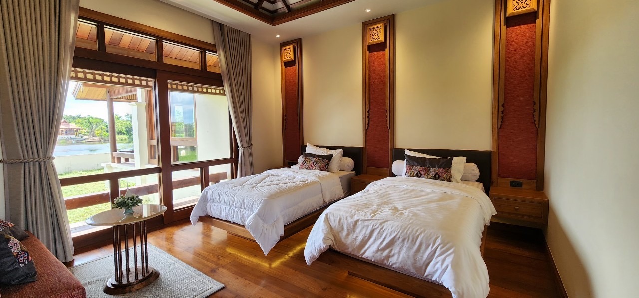 Magnificent 5 Bedroom Lanna Pool Villa for sale in Luang Nua Doi Saket-SHG-HS502