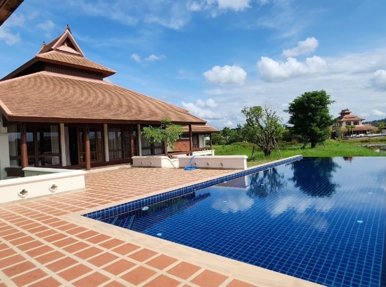 Magnificent 5 Bedroom Lanna Pool Villa for sale in Luang Nua Doi Saket-SHG-HS502