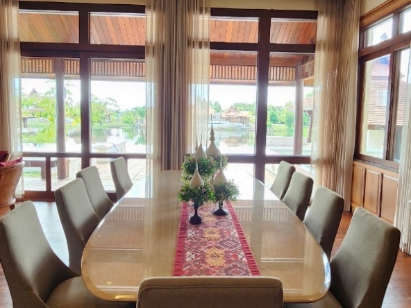 Magnificent 5 Bedroom Lanna Pool Villa for sale in Luang Nua Doi Saket-SHG-HS502