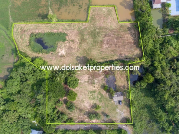 Doi Saket-DSP-(LS324-03) Land with Beautiful Views Close to the Main Road For Sale in Doi Saket