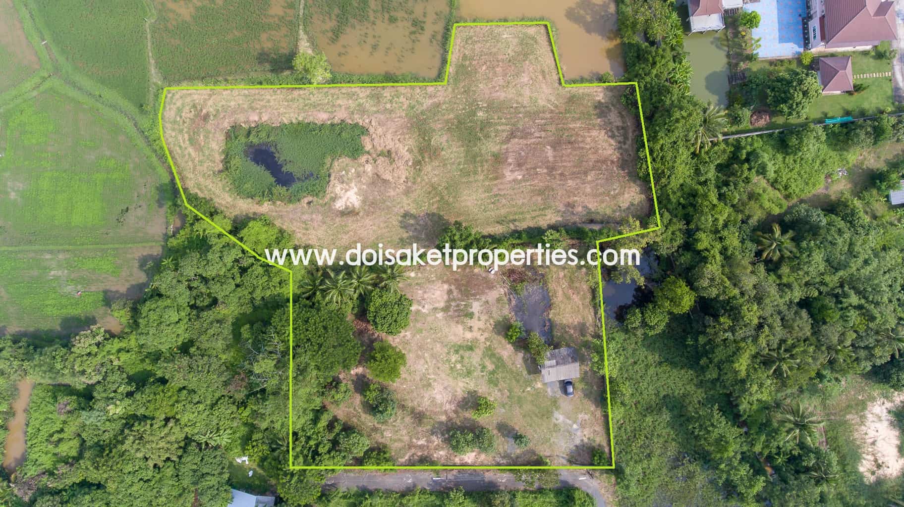 Doi Saket-DSP-(LS324-03) Land with Beautiful Views Close to the Main Road For Sale in Doi Saket