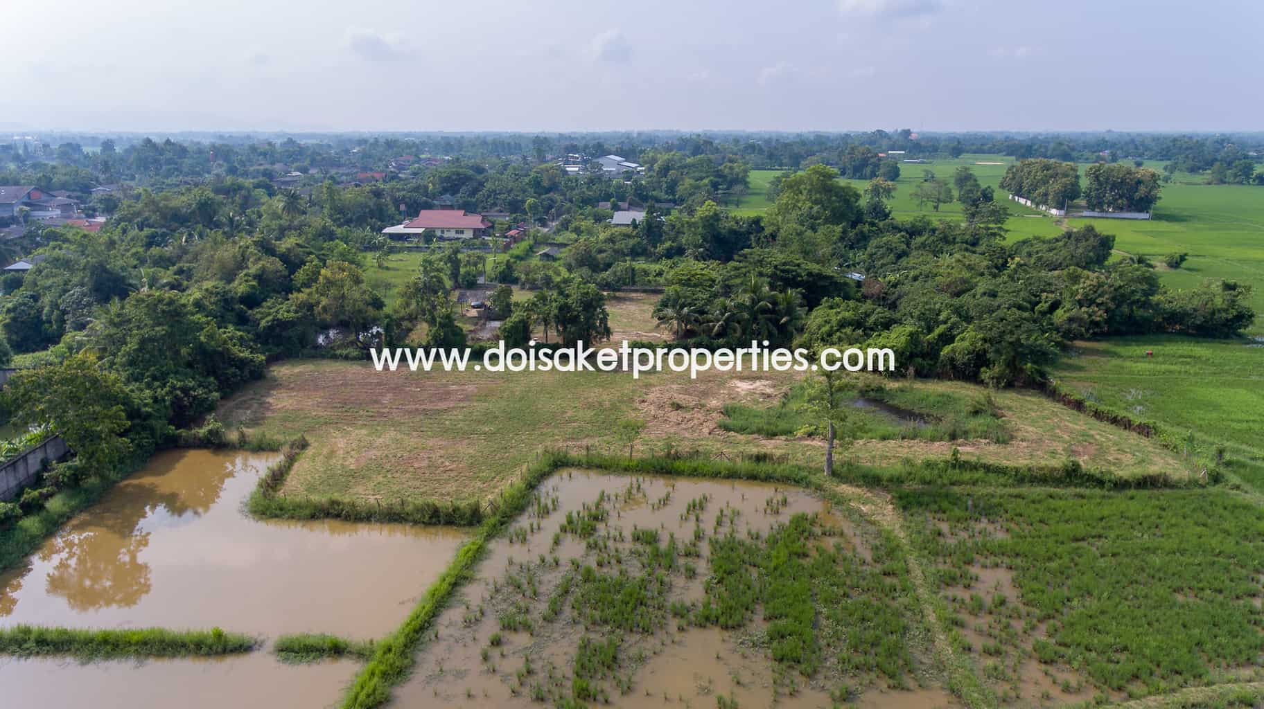 Doi Saket-DSP-(LS324-03) Land with Beautiful Views Close to the Main Road For Sale in Doi Saket