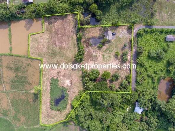 Doi Saket-DSP-(LS324-03) Land with Beautiful Views Close to the Main Road For Sale in Doi Saket