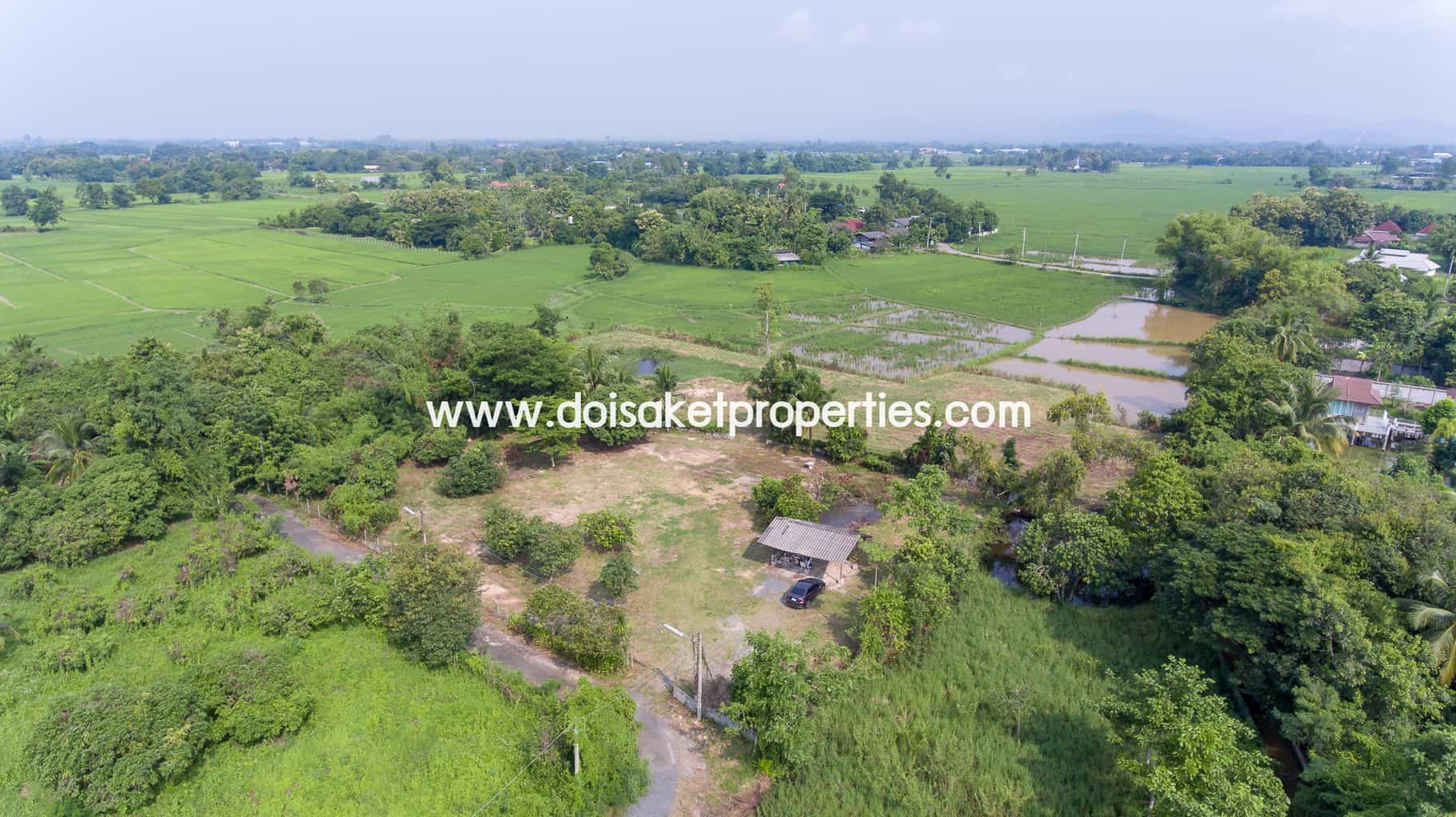 Doi Saket-DSP-(LS324-03) Land with Beautiful Views Close to the Main Road For Sale in Doi Saket