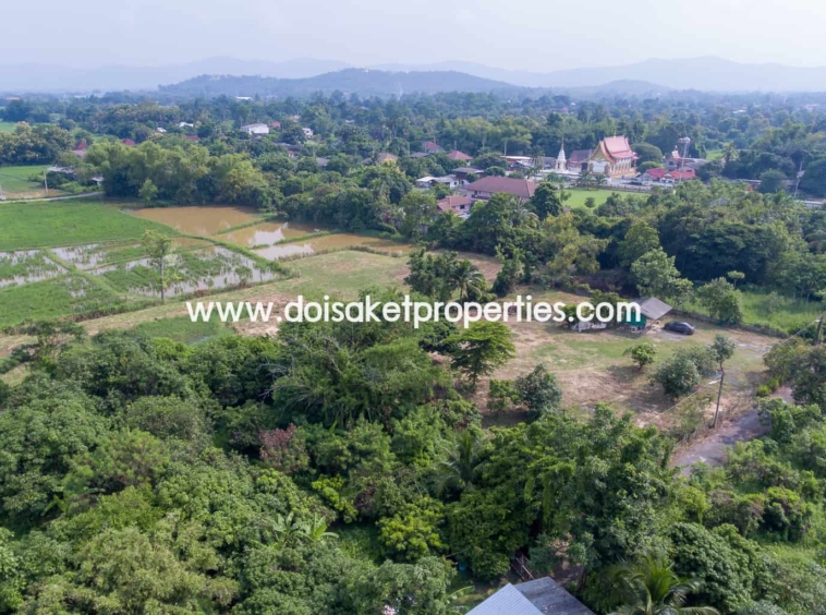 Doi Saket-DSP-(LS324-03) Land with Beautiful Views Close to the Main Road For Sale in Doi Saket