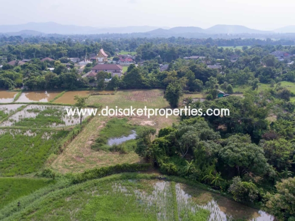 Doi Saket-DSP-(LS324-03) Land with Beautiful Views Close to the Main Road For Sale in Doi Saket