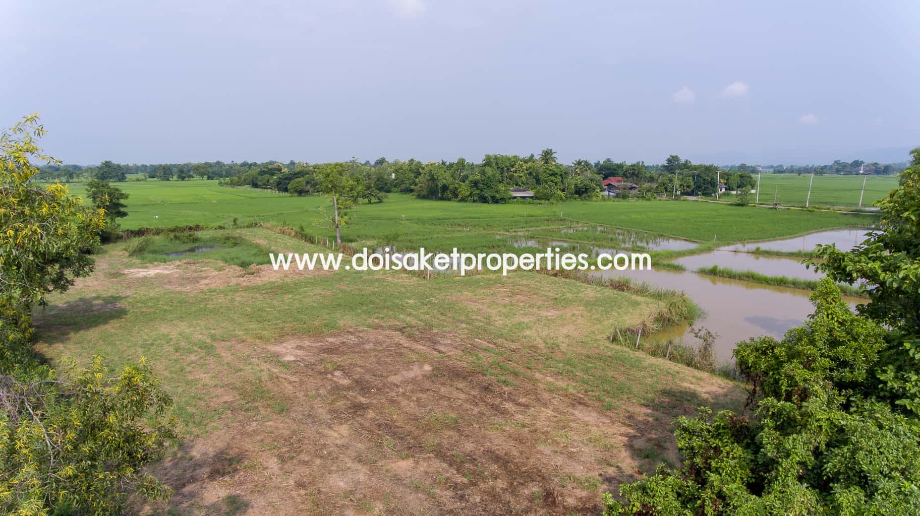 Doi Saket-DSP-(LS324-03) Land with Beautiful Views Close to the Main Road For Sale in Doi Saket