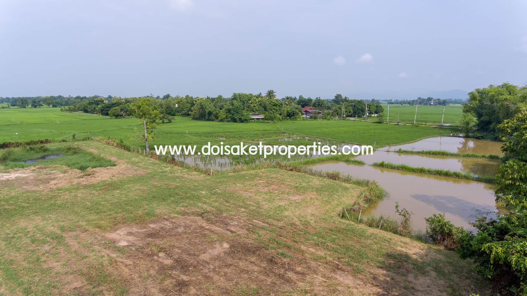 Doi Saket-DSP-(LS324-03) Land with Beautiful Views Close to the Main Road For Sale in Doi Saket