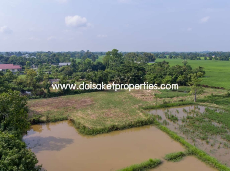 Doi Saket-DSP-(LS324-03) Land with Beautiful Views Close to the Main Road For Sale in Doi Saket