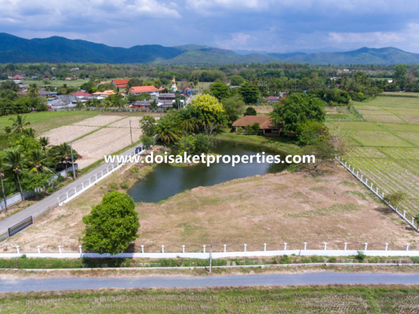 Doi Saket-DSP-(LS363-02) Almost 3 Rai of Ready-to-Build Land with Incredible Views for Sale in a Great Location in Luang Nuea