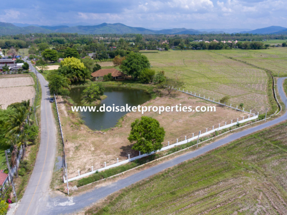 Doi Saket-DSP-(LS363-02) Almost 3 Rai of Ready-to-Build Land with Incredible Views for Sale in a Great Location in Luang Nuea