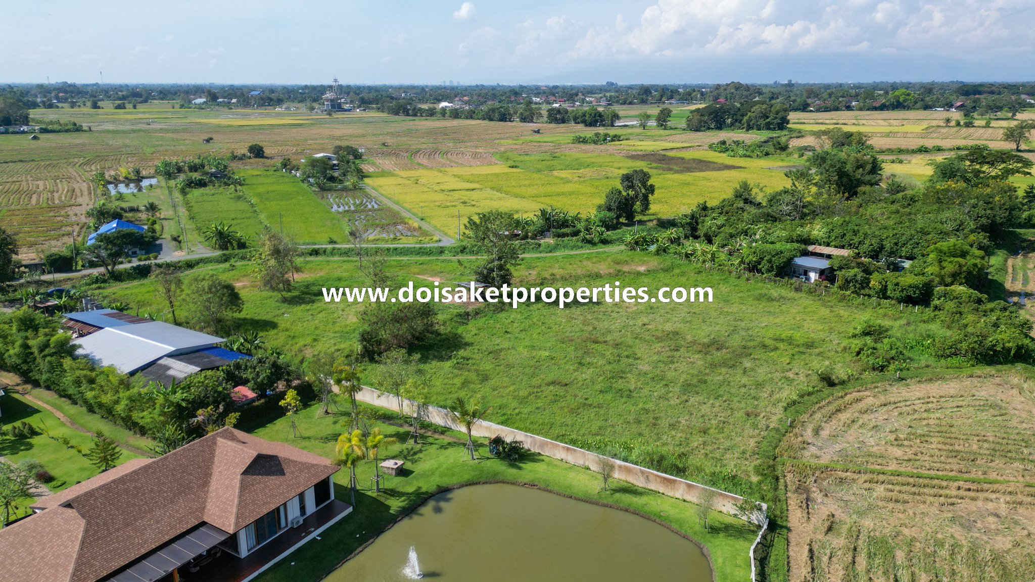 Doi Saket-DSP-(LS376-04) 4+ Rai of Land with Excellent Views for Sale in Choeng Doi