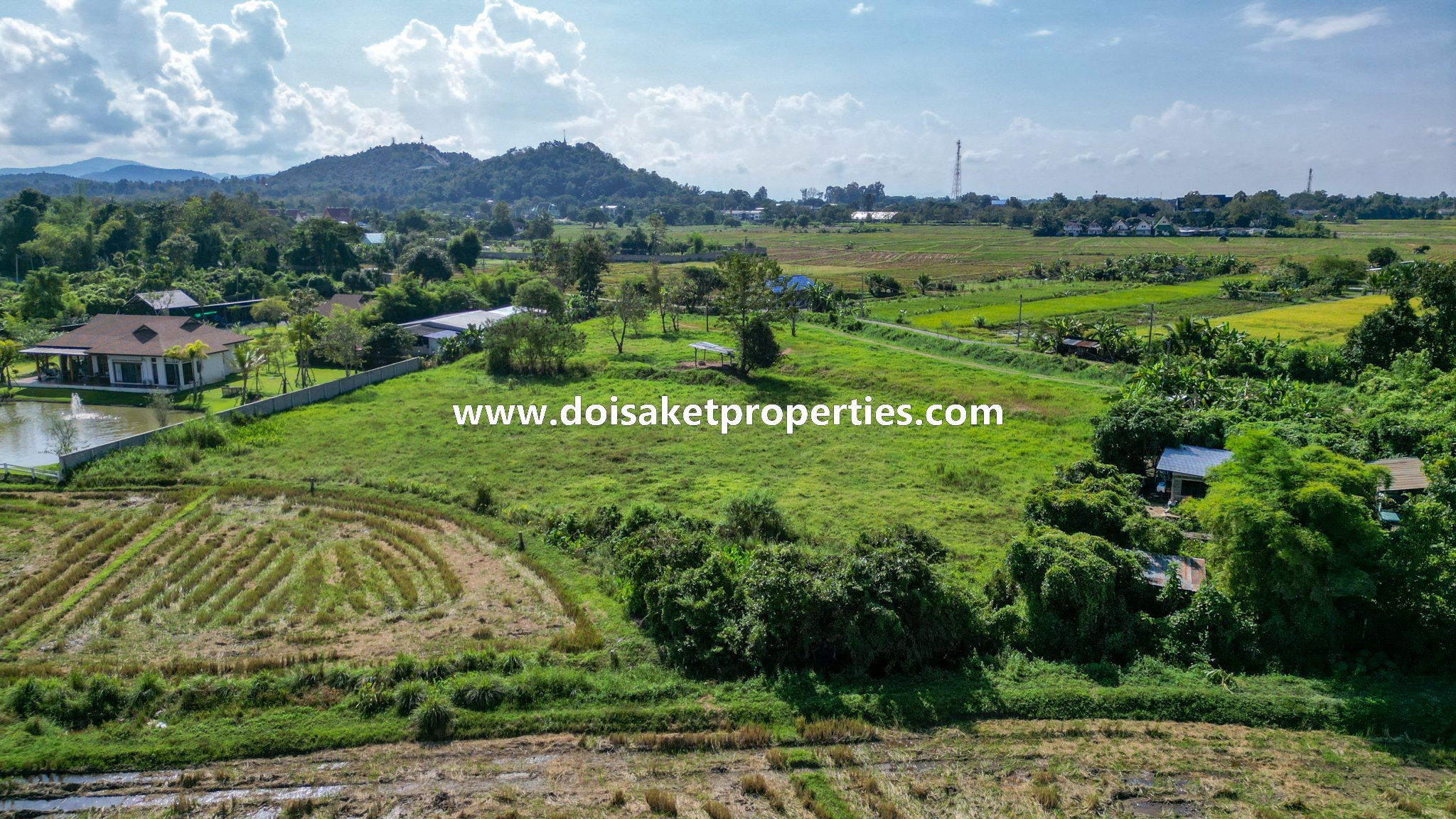 Doi Saket-DSP-(LS376-04) 4+ Rai of Land with Excellent Views for Sale in Choeng Doi